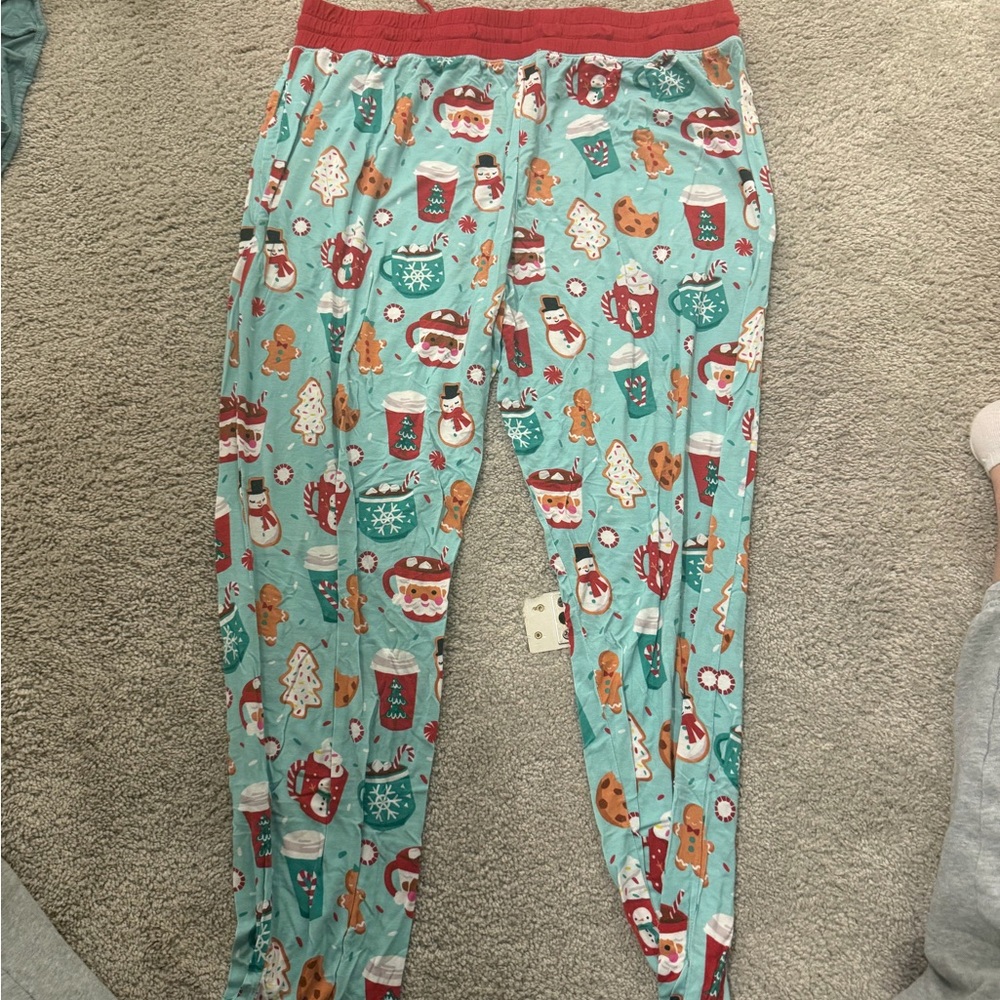 Little Sleepies Adult Holiday Pajama Bottoms - Festive Print